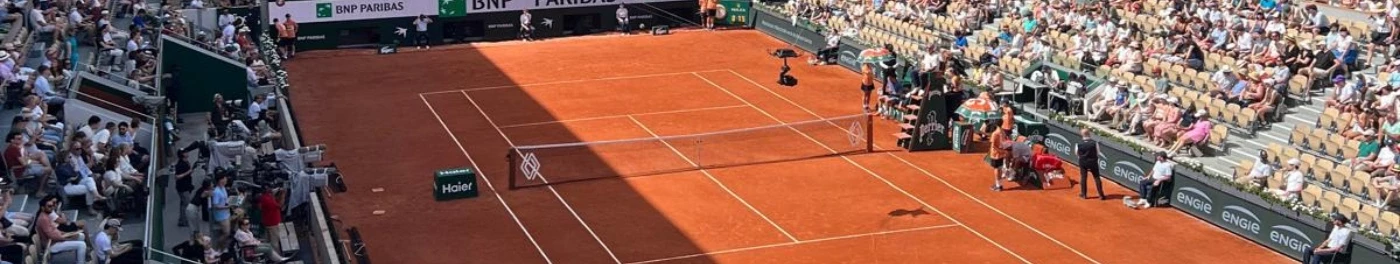 Roland Garros in het stadion